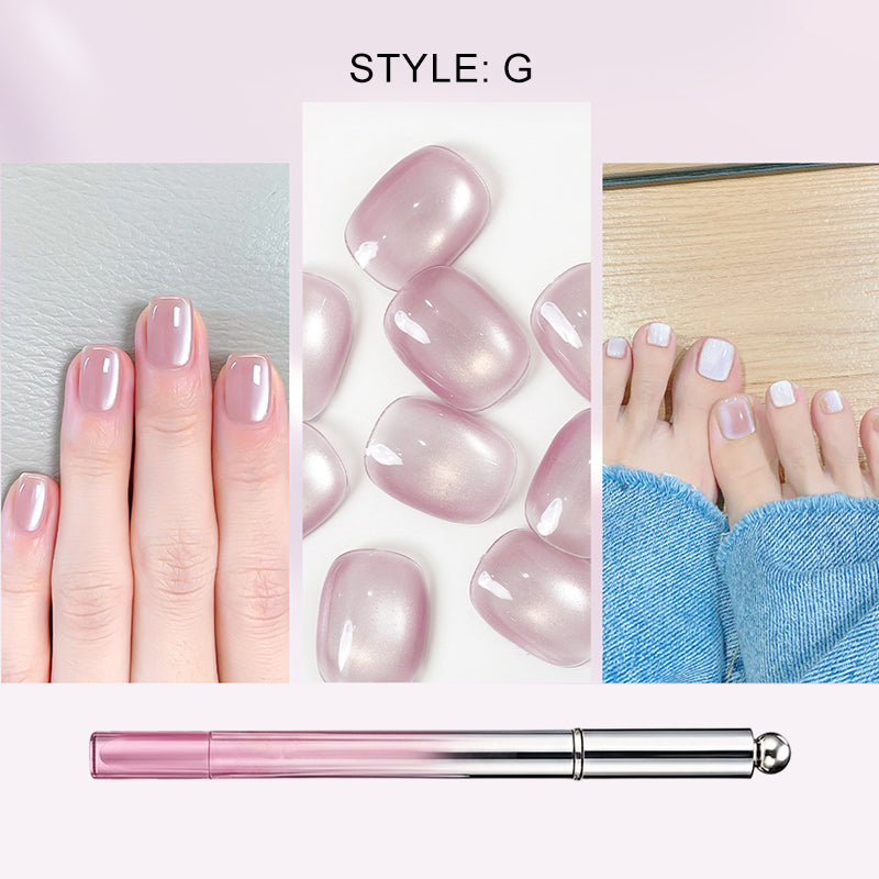 🥳2026 HOT SALE🥳💞50K+ SOLD!💝💫Hot Sale 50% OFF! All-in-One Cat Eye Nail Gel Pen – Get a hypnotic cat-eye effect in one stroke! Magnetic gel, lasting shine, salon magic at home. 🖤🌌