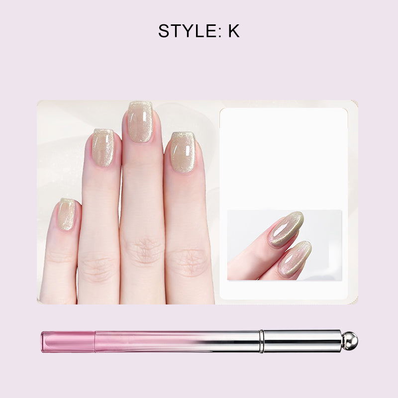 🥳2026 HOT SALE🥳💞50K+ SOLD!💝💫Hot Sale 50% OFF! All-in-One Cat Eye Nail Gel Pen – Get a hypnotic cat-eye effect in one stroke! Magnetic gel, lasting shine, salon magic at home. 🖤🌌