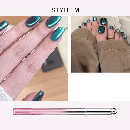 🥳2026 HOT SALE🥳💞50K+ SOLD!💝💫Hot Sale 50% OFF! All-in-One Cat Eye Nail Gel Pen – Get a hypnotic cat-eye effect in one stroke! Magnetic gel, lasting shine, salon magic at home. 🖤🌌