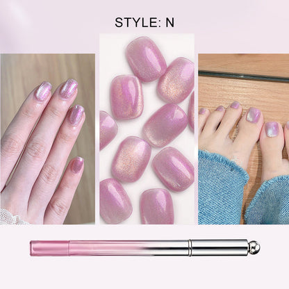 🥳2026 HOT SALE🥳💞50K+ SOLD!💝💫Hot Sale 50% OFF! All-in-One Cat Eye Nail Gel Pen – Get a hypnotic cat-eye effect in one stroke! Magnetic gel, lasting shine, salon magic at home. 🖤🌌