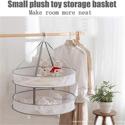 🥳2026 HOT SALE🥳💞50K+ SOLD!🧺⚡ Stop Mixing Laundry, Sort with Ease! Double-Layer Foldable Basket 50% OFF🏠✨