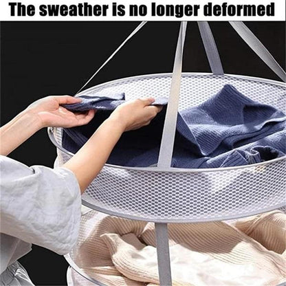 🥳2026 HOT SALE🥳💞50K+ SOLD!🧺⚡ Stop Mixing Laundry, Sort with Ease! Double-Layer Foldable Basket 50% OFF🏠✨