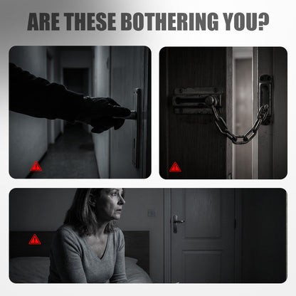 🥳2026 HOT SALE🥳💞50K+ SOLD!🏠🛡️ Travel with Peace of Mind! Portable Door Stop Alarm – Your Lightweight Security Guard，50%OFF NOW! ✈️🔒