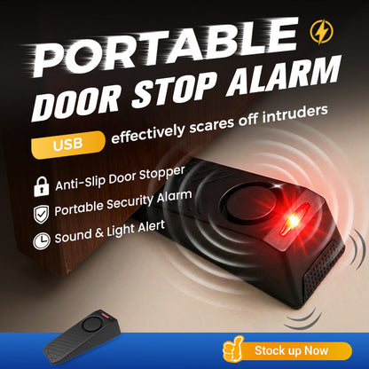 🥳2026 HOT SALE🥳💞50K+ SOLD!🏠🛡️ Travel with Peace of Mind! Portable Door Stop Alarm – Your Lightweight Security Guard，50%OFF NOW! ✈️🔒