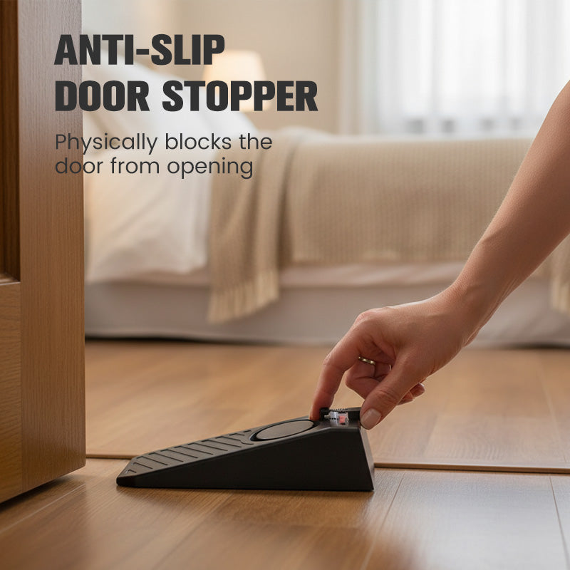 🥳2026 HOT SALE🥳💞50K+ SOLD!🏠🛡️ Travel with Peace of Mind! Portable Door Stop Alarm – Your Lightweight Security Guard，50%OFF NOW! ✈️🔒