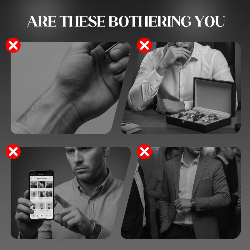 💎 Steal the Spotlight! Full Rhinestone Men's Quartz Watch | Luxe Design, Statement Look🕶️