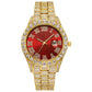 💎 Steal the Spotlight! Full Rhinestone Men's Quartz Watch | Luxe Design, Statement Look🕶️