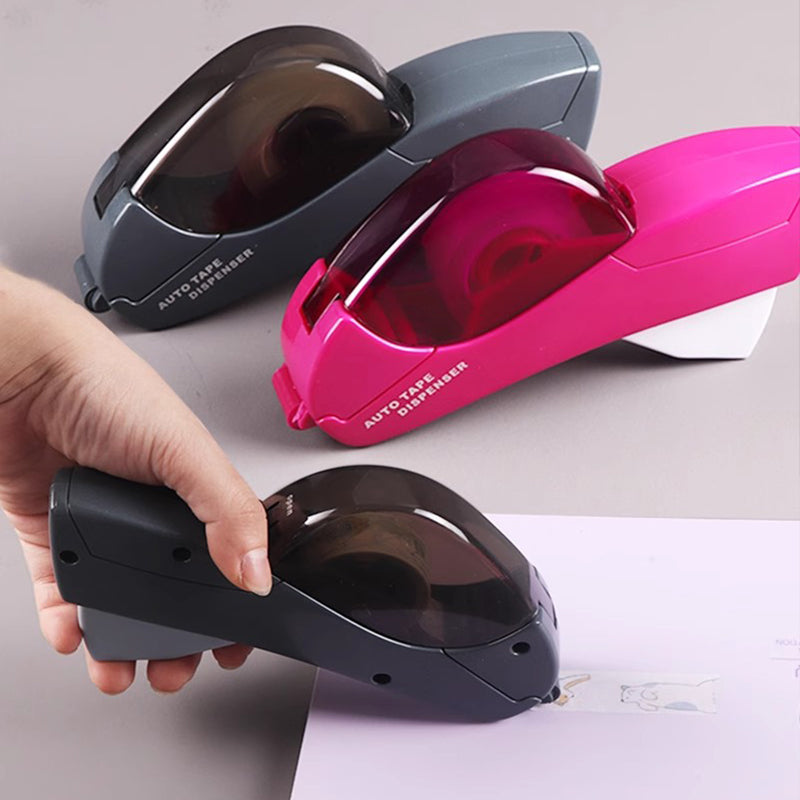 🥳2026 HOT SALE🥳💞50K+ SOLD! 📦✂️ 50% OFF! Portable Tape Cutter – one-hand operation, hidden blade for safety, no batteries. Fits 12/19mm tape. Easy gift wrapping & sealing! 🛡️✅