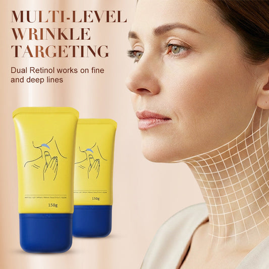 🥳2026 HOT SALE🥳💞50K+ SOLD!💥🧬👵 Target Neck Lines & Loss of Firmness | Peptide Cream with Massage Roller, 50% OFF✨🛁