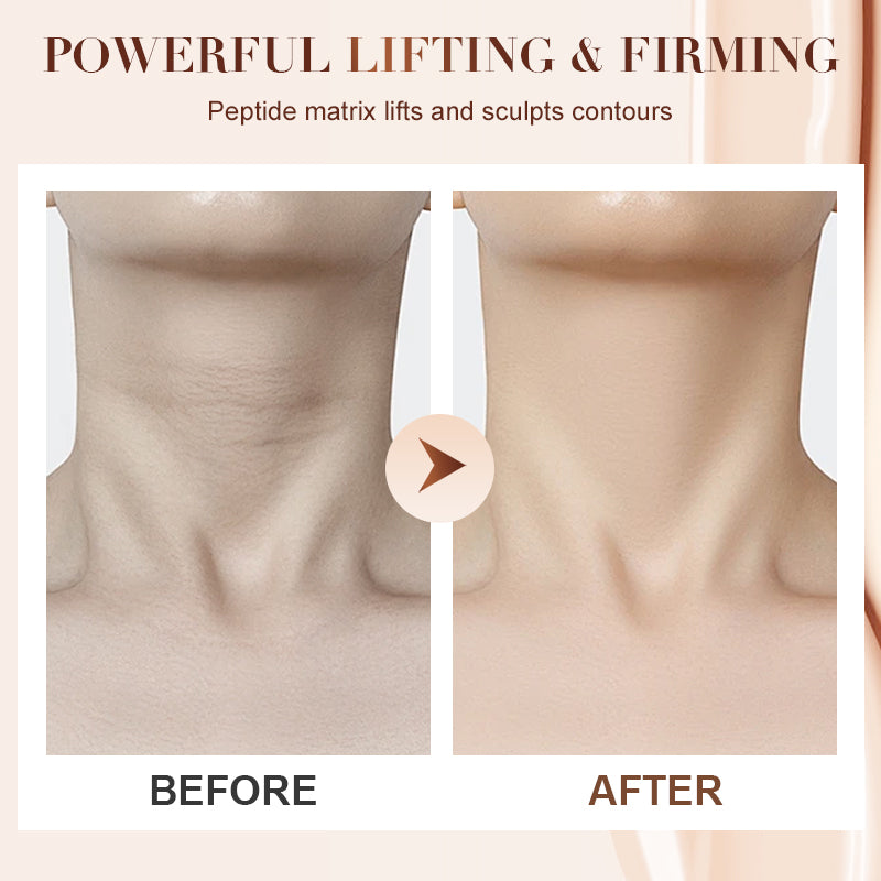 🥳2026 HOT SALE🥳💞50K+ SOLD!💥🧬👵 Target Neck Lines & Loss of Firmness | Peptide Cream with Massage Roller, 50% OFF✨🛁