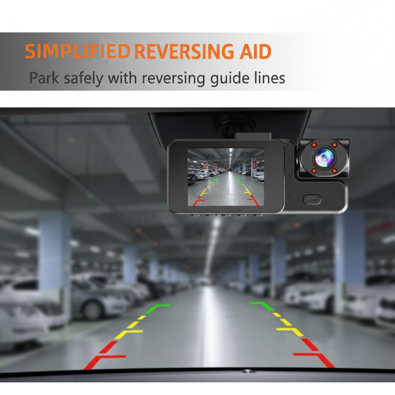 🥳2026 HOT SALE🥳💞50K+ SOLD!🚙📲 50% OFF! 3‑Cam Dash Cam with WiFi – 1080P HD, night vision. Live view on phone, no missed moments. A smarter witness. 🛣️✅