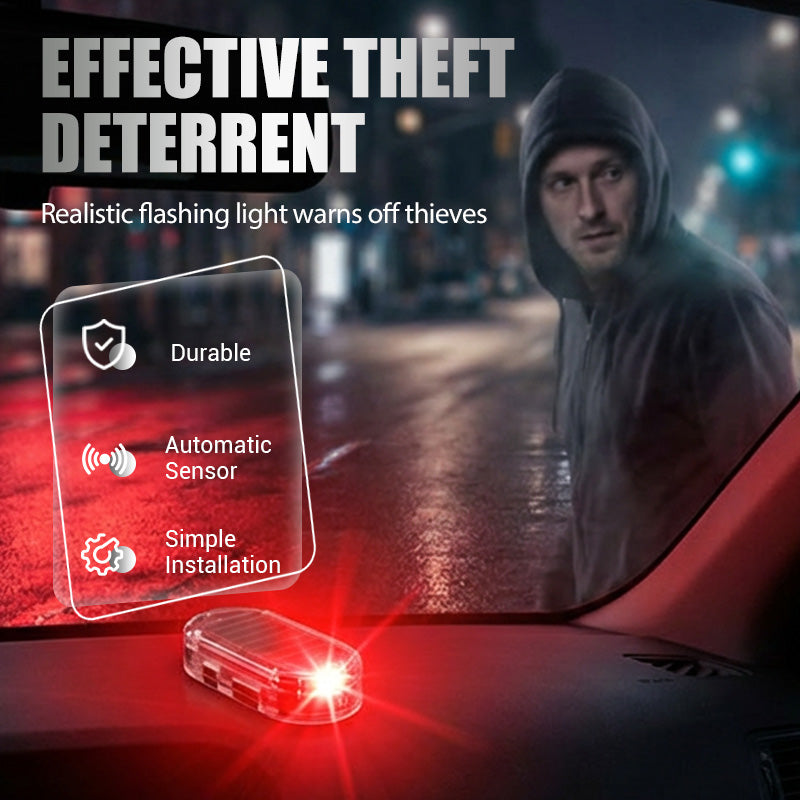 🥳2026 HOT SALE🥳💞50K+ SOLD! 🚗🌞 50% OFF! Solar Car Anti-Theft Light – solar + USB charged, auto-flashes at night. Realistic LED mimics active alarm – deters thieves without wiring. Heat-resistant, stick & go! 🛡️💡