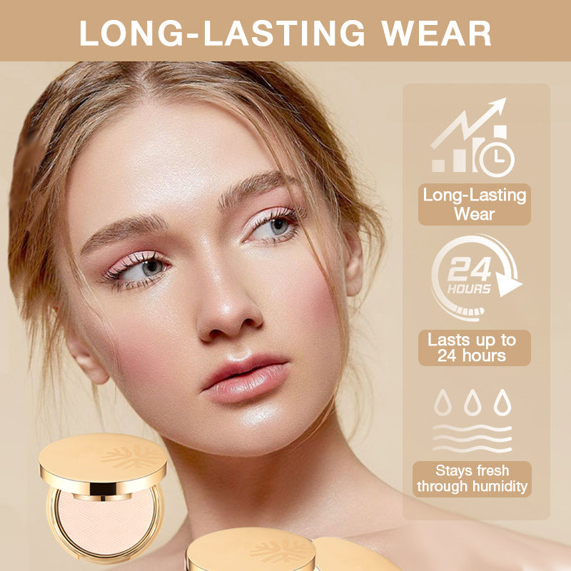 🥳2026 HOT SALE🥳💞50K+ SOLD! 🌸💧Setting Powder Compact – Water-resistant, no caking. Natural matte finish, touch up anytime. Your oil‑control hero. 🦋✅