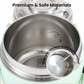 🥳2026 HOT SALE🥳💞50K+ SOLD!👨‍👩‍👧‍👦🧳 From Kitchen to Adventure, Leak-Proof & Reliable. Sturdy Stainless Steel Food Jar – Your Meals On-The-Go. 🏕️🍱