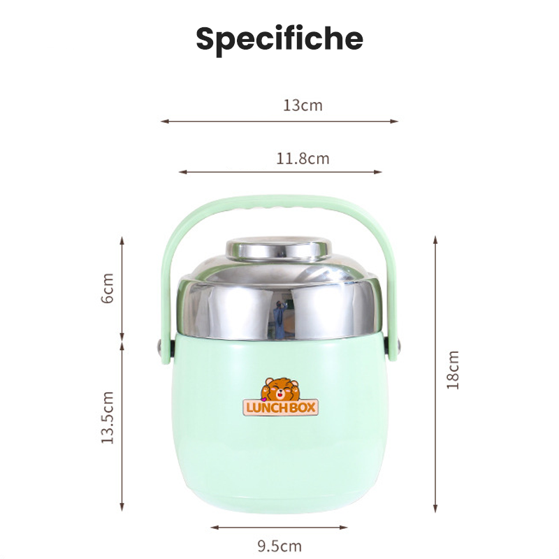 🥳2026 HOT SALE🥳💞50K+ SOLD!👨‍👩‍👧‍👦🧳 From Kitchen to Adventure, Leak-Proof & Reliable. Sturdy Stainless Steel Food Jar – Your Meals On-The-Go. 🏕️🍱