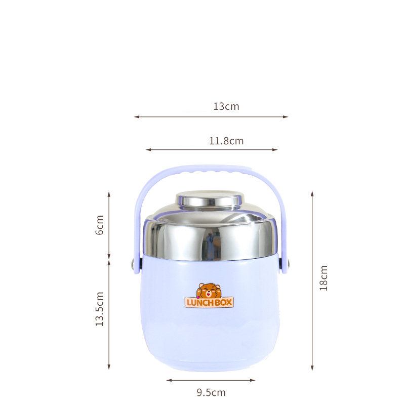 🥳2026 HOT SALE🥳💞50K+ SOLD!👨‍👩‍👧‍👦🧳 From Kitchen to Adventure, Leak-Proof & Reliable. Sturdy Stainless Steel Food Jar – Your Meals On-The-Go. 🏕️🍱