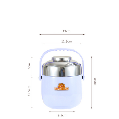🥳2026 HOT SALE🥳💞50K+ SOLD!👨‍👩‍👧‍👦🧳 From Kitchen to Adventure, Leak-Proof & Reliable. Sturdy Stainless Steel Food Jar – Your Meals On-The-Go. 🏕️🍱