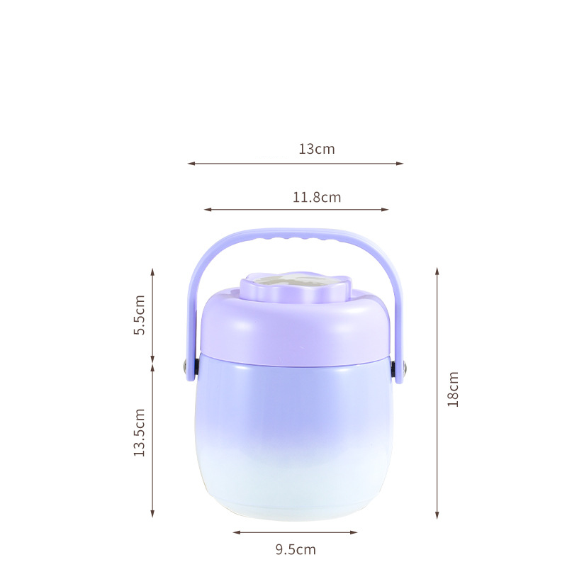 🥳2026 HOT SALE🥳💞50K+ SOLD!👨‍👩‍👧‍👦🧳 From Kitchen to Adventure, Leak-Proof & Reliable. Sturdy Stainless Steel Food Jar – Your Meals On-The-Go. 🏕️🍱