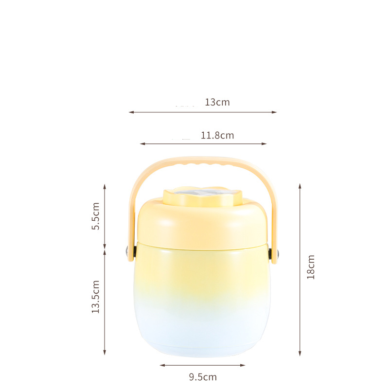 🥳2026 HOT SALE🥳💞50K+ SOLD!👨‍👩‍👧‍👦🧳 From Kitchen to Adventure, Leak-Proof & Reliable. Sturdy Stainless Steel Food Jar – Your Meals On-The-Go. 🏕️🍱