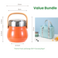 🥳2026 HOT SALE🥳💞50K+ SOLD!👨‍👩‍👧‍👦🧳 From Kitchen to Adventure, Leak-Proof & Reliable. Sturdy Stainless Steel Food Jar – Your Meals On-The-Go. 🏕️🍱