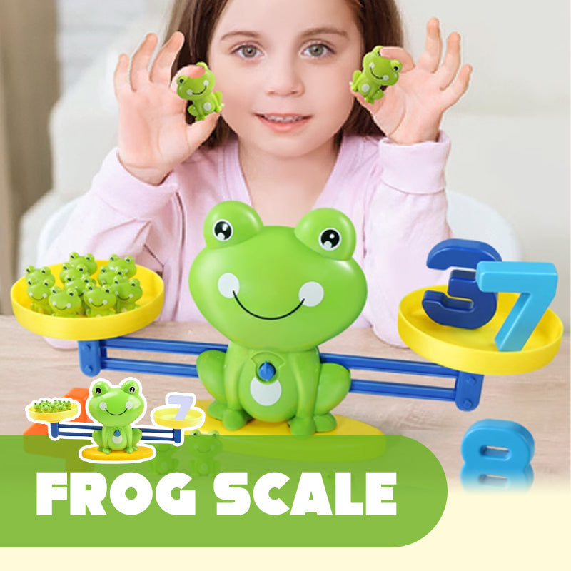 🥳2026 HOT SALE🥳💞50K+ SOLD!💥🧮 Learning Through Play! Frog Balance Math Toy | 3-Step from Numbers to Addition 50% OFF👨‍👩‍👧