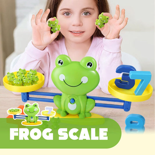 🥳2026 HOT SALE🥳💞50K+ SOLD!💥🧮 Learning Through Play! Frog Balance Math Toy | 3-Step from Numbers to Addition 50% OFF👨‍👩‍👧