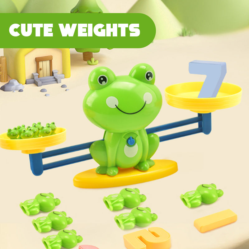 🥳2026 HOT SALE🥳💞50K+ SOLD!💥🧮 Learning Through Play! Frog Balance Math Toy | 3-Step from Numbers to Addition 50% OFF👨‍👩‍👧