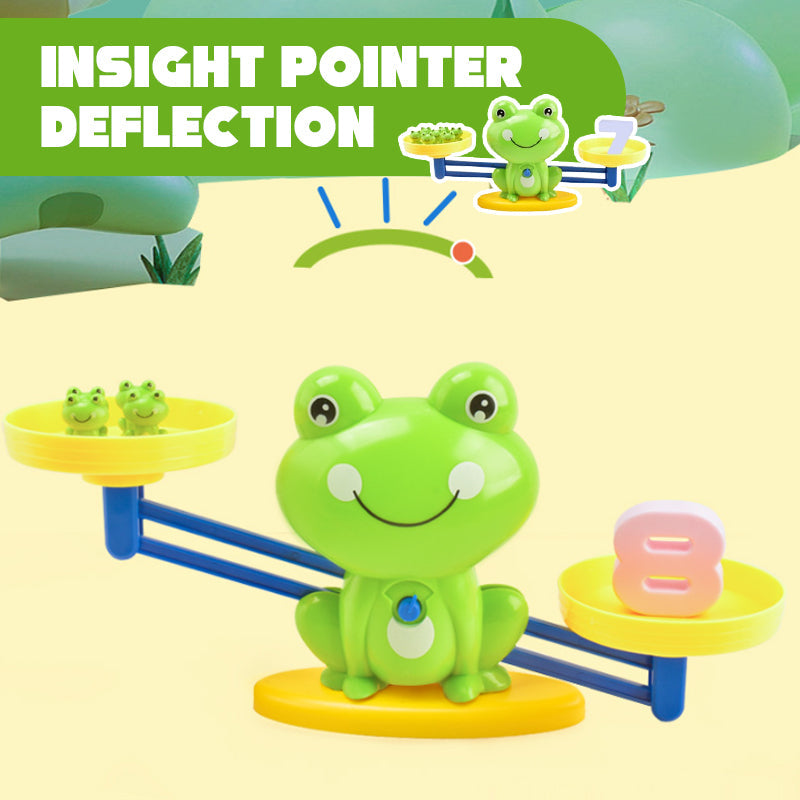 🥳2026 HOT SALE🥳💞50K+ SOLD!💥🧮 Learning Through Play! Frog Balance Math Toy | 3-Step from Numbers to Addition 50% OFF👨‍👩‍👧
