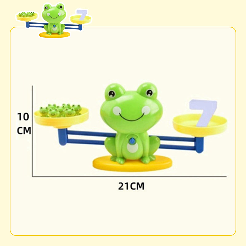 🥳2026 HOT SALE🥳💞50K+ SOLD!💥🧮 Learning Through Play! Frog Balance Math Toy | 3-Step from Numbers to Addition 50% OFF👨‍👩‍👧