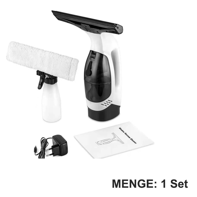 🥳2026 HOT SALE🥳💞50K+ SOLD! 💧✨ Cordless Window Vacuum – 20W suction removes water & streaks from windows, mirrors & car glass. 2200mAh battery, 150ml tank, lightweight. Streak-free shine, no cords! 🔋💪