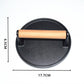 🥳2026 HOT SALE🥳💞50K+ SOLD! 🥩🔥 50% OFF! Cast Iron Steak Press – even heat distribution for perfectly cooked steak & burgers every time. Restaurant-quality grill marks at home – no more takeaway bills! 🍔✨