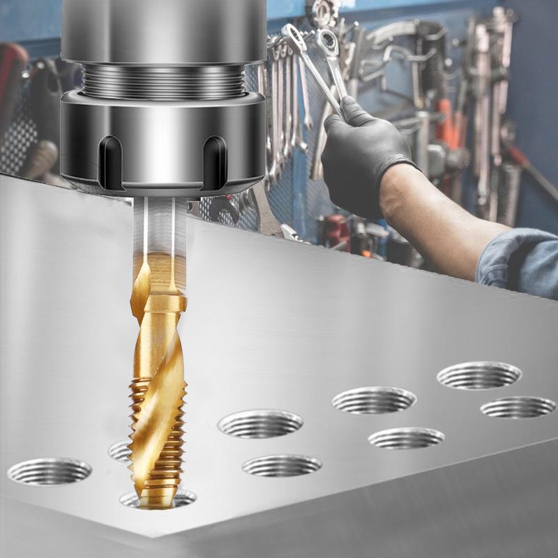 🥳2026 HOT SALE🥳💞50K+ SOLD!🏆🔩 Your Complete Tapping Solution – 6PCS Set! Multipurpose Spiral Taps for Metal & Wood. 🛠️📦