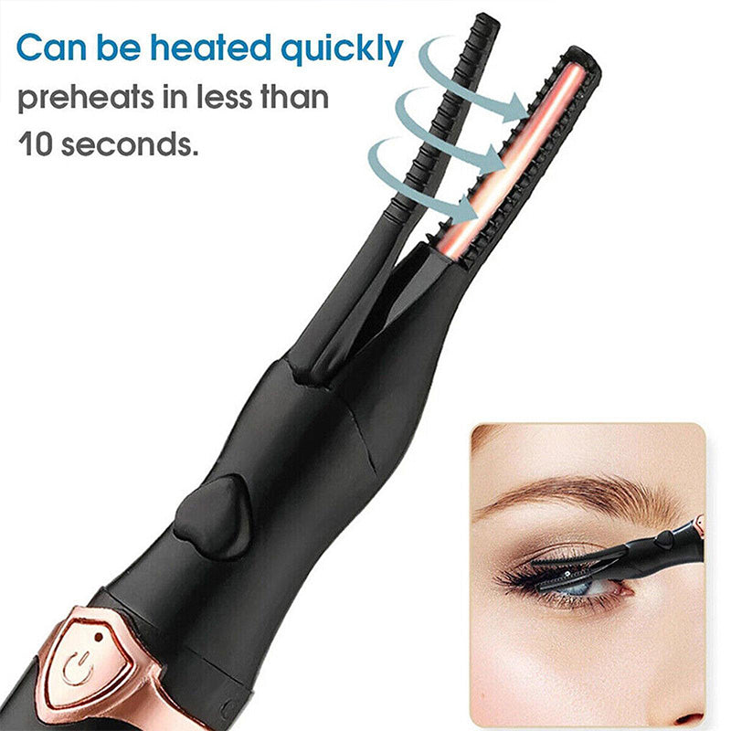 🥳2026 HOT SALE🥳💞50K+ SOLD!🕰️🔋 The Gentle Wake-Up Call for Your Lashes! Heated Curler for All-Day Natural Lift. ✨💃