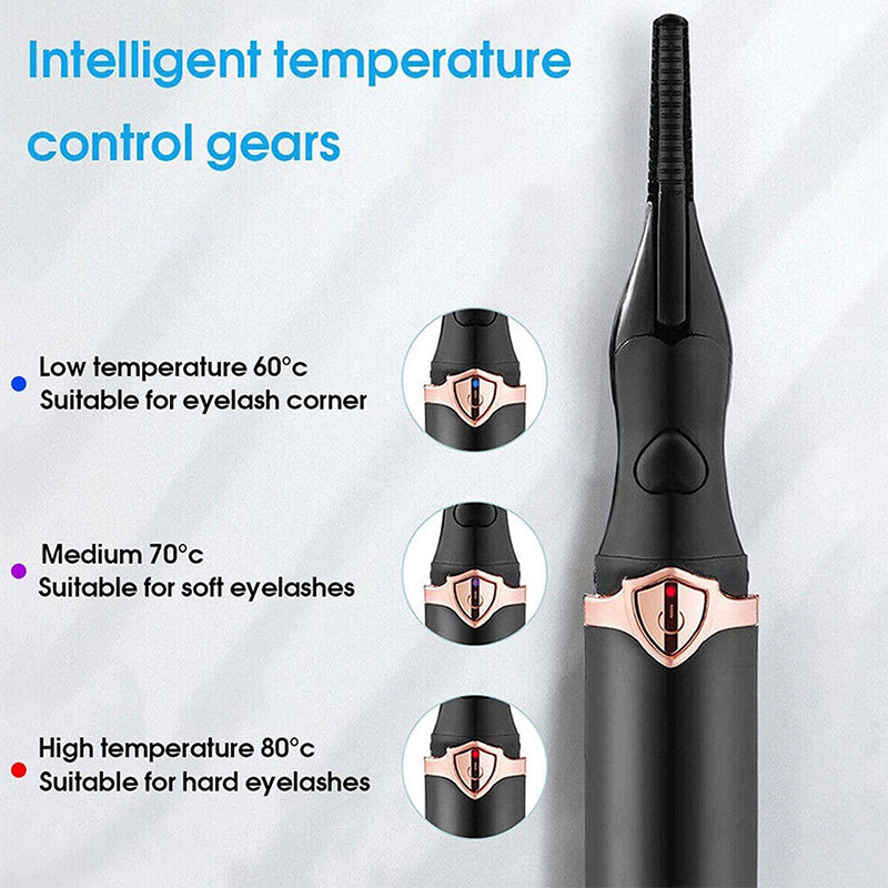 🥳2026 HOT SALE🥳💞50K+ SOLD!🕰️🔋 The Gentle Wake-Up Call for Your Lashes! Heated Curler for All-Day Natural Lift. ✨💃
