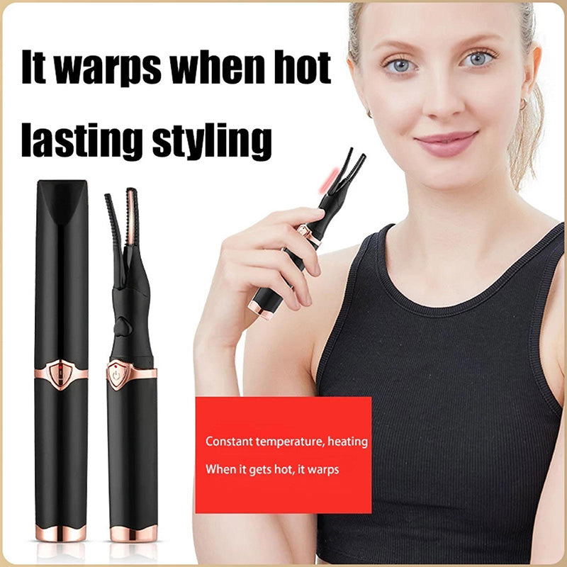🥳2026 HOT SALE🥳💞50K+ SOLD!🕰️🔋 The Gentle Wake-Up Call for Your Lashes! Heated Curler for All-Day Natural Lift. ✨💃