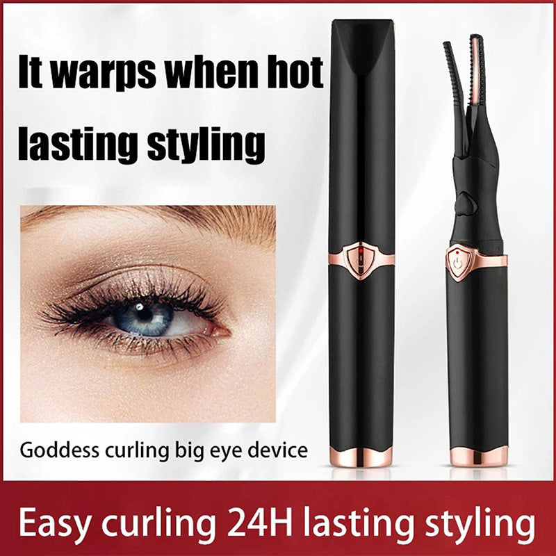 🥳2026 HOT SALE🥳💞50K+ SOLD!🕰️🔋 The Gentle Wake-Up Call for Your Lashes! Heated Curler for All-Day Natural Lift. ✨💃