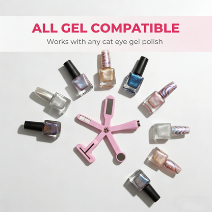 💖🥳2026 HOT SALE🥳💞50K+ SOLD!💥🎨✨ Salon Cat Eye Nails at Home! 6-in-1 Nail Art Magnet – 50% OFF! 🧲💅