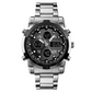🥳2026 HOT SALE🥳💞50K+ SOLD!💥💎✨ 50% OFF! Waterproof Analog‑Digital Watch – Date, day & second time zone. Stainless steel strap, shock‑resistant. Practical & durable for daily wear. ⌚💪