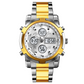 🥳2026 HOT SALE🥳💞50K+ SOLD!💥💎✨ 50% OFF! Waterproof Analog‑Digital Watch – Date, day & second time zone. Stainless steel strap, shock‑resistant. Practical & durable for daily wear. ⌚💪