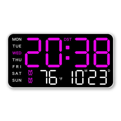 🥳2026 HOT SALE🥳💞50K+ SOLD!💥🕒 ❤️Crystal Clear Time, Modern Nordic Style. Large LED Digital Wall Clock – 50% OFF! 🏠🌟