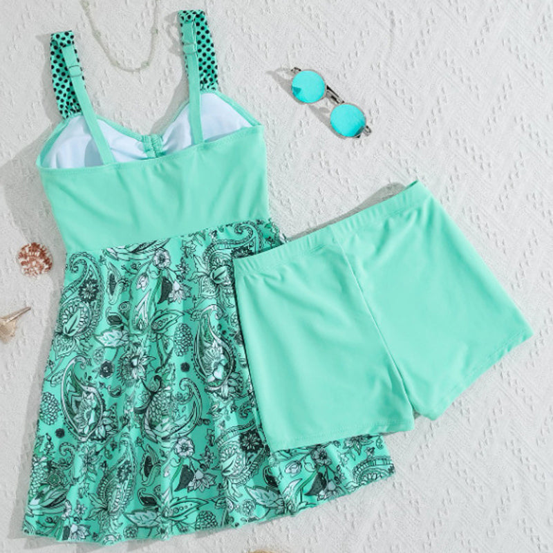 🥳2026 HOT SALE🥳💞50K+ SOLD!🌊☀️ LAST DAY 50% OFF! Separable Swimsuit Set – Modest fitted shorts, stylish strap top. Feel confident by the water. Perfect for seaside holidays. 👙✨