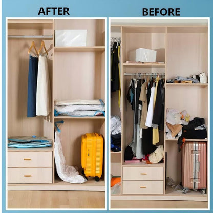 🥳2026 HOT SALE🥳💞50K+ SOLD!📦🧺 Seasonal Storage Made Simple. Leak-Proof Vacuum Bags for Blankets & Clothes – Half Price! 🧙‍♂️🛏️