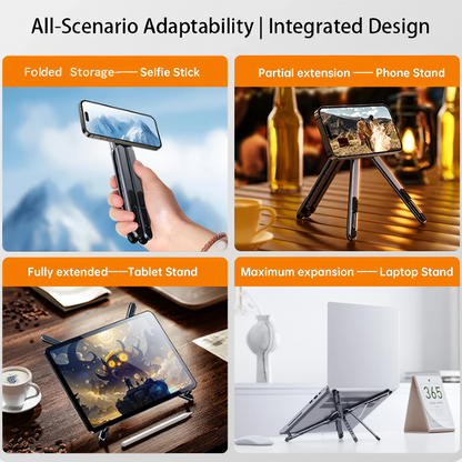🥳2026 HOT SALE🥳💞50K+ SOLD!🏡🧲 Snap, Charge, Adjust Freely. 4-in-1 Magnetic Stand for Phones, Watches & More. 🔋📱🔄