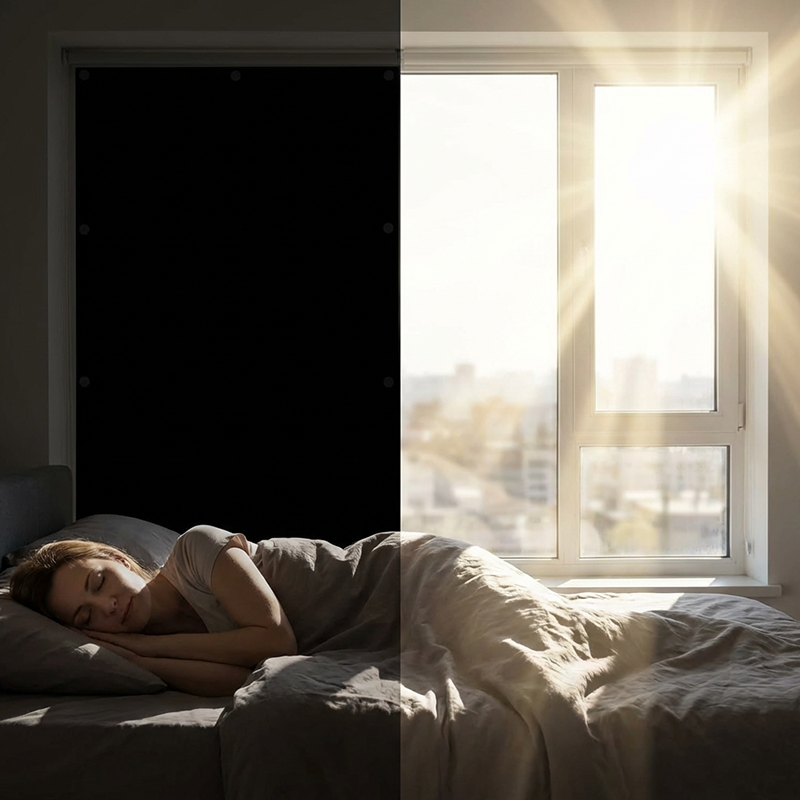 🥳2026 HOT SALE🥳💞50K+ SOLD!🌙😴 50% OFF! Magnetic Blackout Curtain – 100% blackout, easy magnetic install. No tools, no drilling. Reusable & portable. Sleep tight! 🛌✨