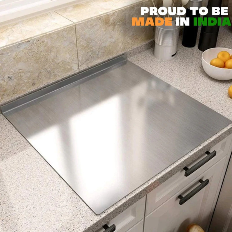 🥳2026 HOT SALE🥳💞50K+ SOLD! 🔪🧼 LIMITED-TIME 50% OFF! 304 Stainless Steel Cutting Board – double-sided, hygienic, moisture-resistant & easy to clean. Say goodbye to stains & odors! 🛡️✨