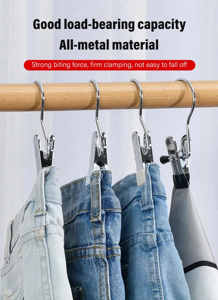 🏆Flash Sale⚡ 50K+ SOLD! Almost Gone-💥Stainless steel hanging hooks/clips