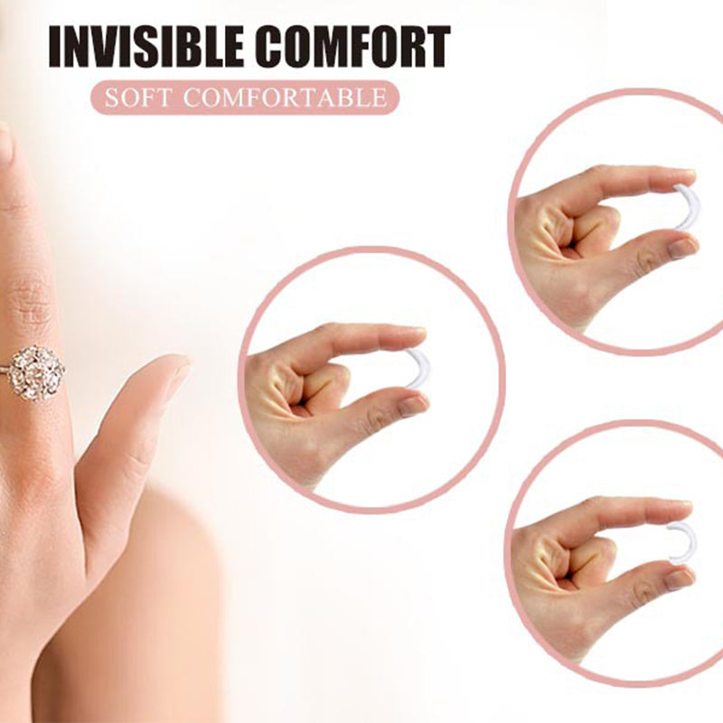 🥳2026 HOT SALE🥳💞50K+ SOLD!🦸‍♀️💎 50% OFF! Ring Adjuster for Loose Rings – Invisible when worn, soft & comfy. No glue, no tools. Keeps your wedding or heirloom ring secure. A must-have for changing fingers. 👵💕
