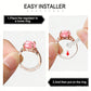 🥳2026 HOT SALE🥳💞50K+ SOLD!🦸‍♀️💎 50% OFF! Ring Adjuster for Loose Rings – Invisible when worn, soft & comfy. No glue, no tools. Keeps your wedding or heirloom ring secure. A must-have for changing fingers. 👵💕