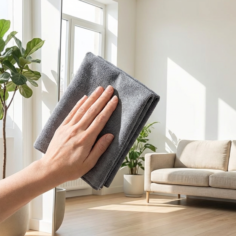 Thickened Streak-Free Cleaning Cloth for Car and Home