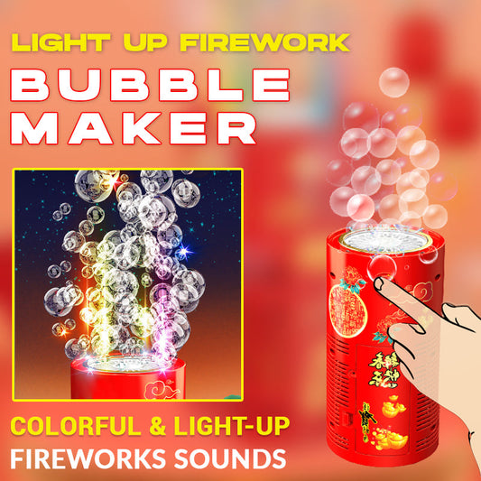 🥳2026 HOT SALE🥳💞50K+ SOLD!👨‍👩‍👧‍👦🎄 Create Magical Memories Together! Sparkling Bubble Maker for Family Fun. 🎁🚀